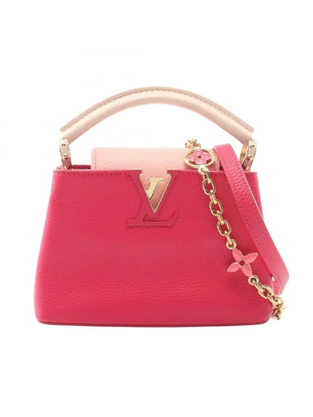 Louis Vuitton Capucines Mini 2-Way Pink Handbag